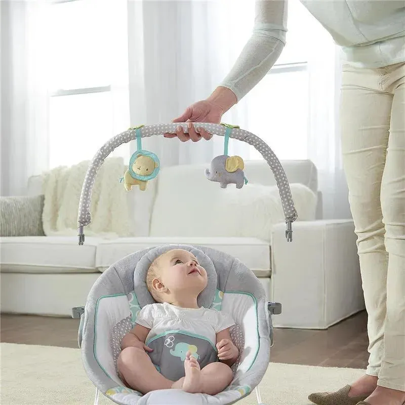 Ingenuity - Soothing Baby Bouncer Infant Seat with Vibrations, Morrison - Image 3