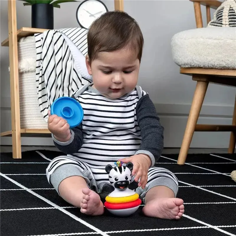 Kids II - Stack & Wobble Zen Teether Toy - Image 2
