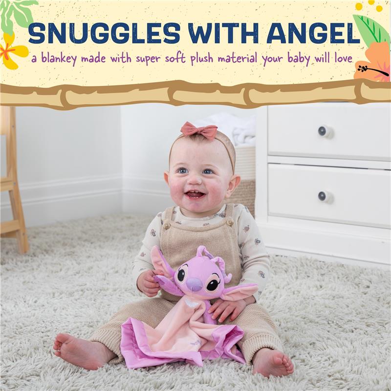 Kids Preferred Disney Baby Lilo and Stitch 12 Inch Angel Plush - Image 2