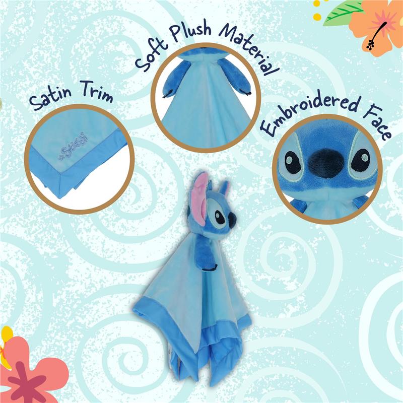 Kids Preferred Disney Baby Lilo and Stitch 12 Inch Stitch Baby Lovey Security - Image 3