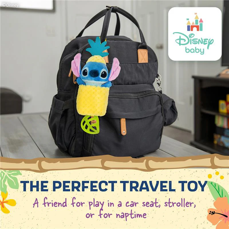 KIDS PREFERRED - Disney Baby Lilo and Stitch Toys Stitch Pulldown Pineapple Ziggle Sensory Toy - Image 6