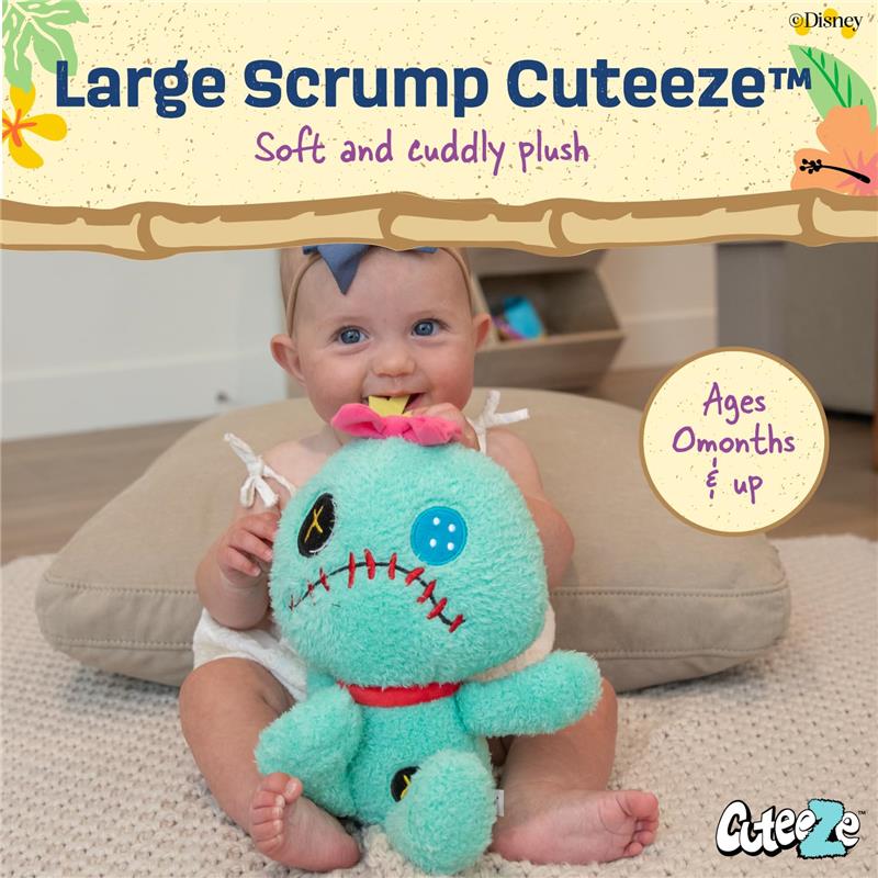 Kids Preferred Disney Baby Lilo & Stitch CUTEEZE Scrump Plush Stuffed Animals - Image 2