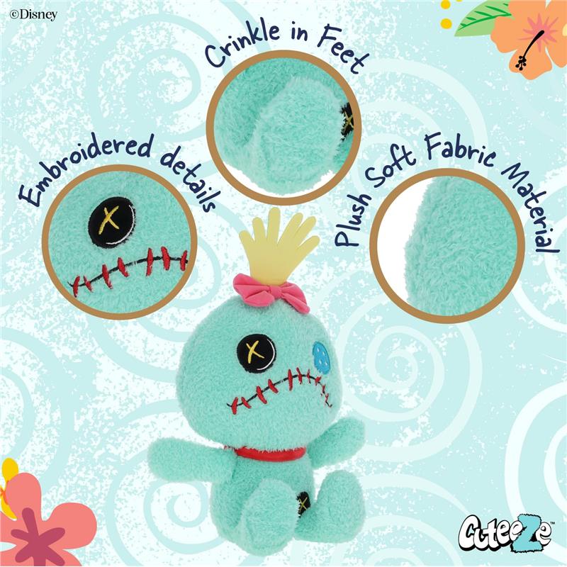 Kids Preferred Disney Baby Lilo & Stitch CUTEEZE Scrump Plush Stuffed Animals - Image 3