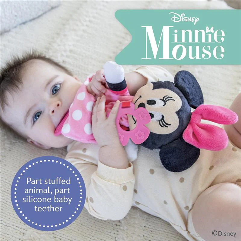 Kids Preferred - Disney Baby Minnie Mouse Plush and Sensory Crinkle Teether Toys - Image 2