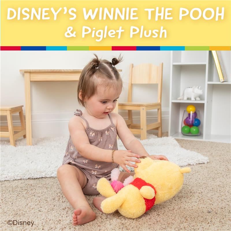 KIDS PREFERRED - Disney Baby Winnie The Pooh Plush with Little Piglet - Image 2