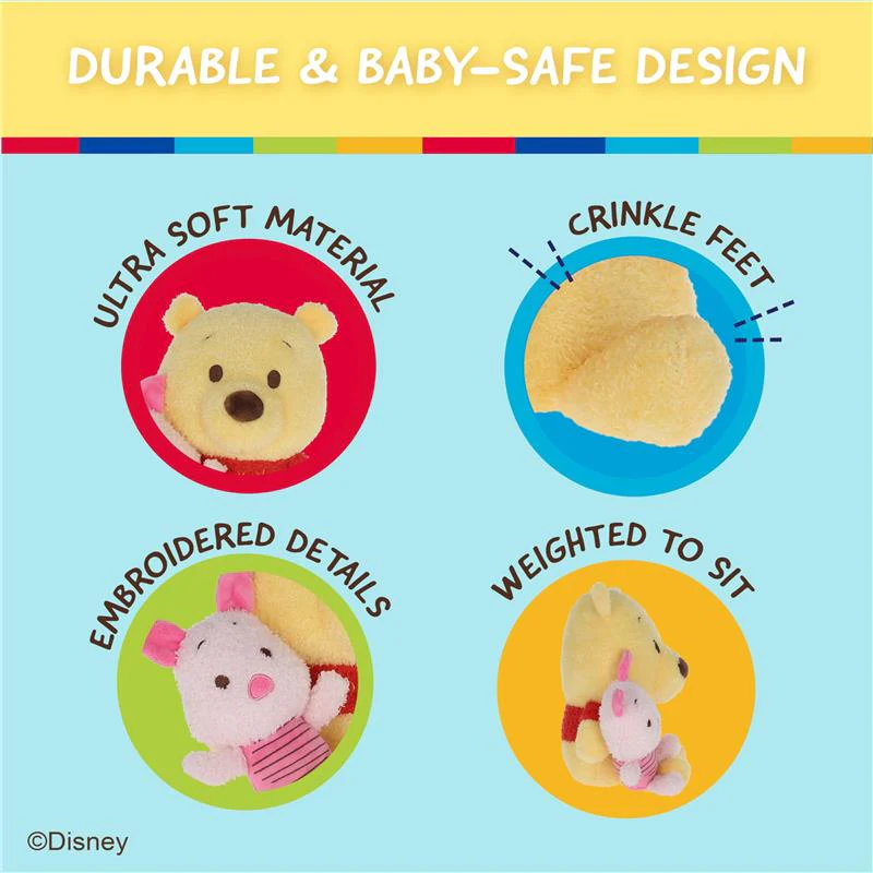 KIDS PREFERRED - Disney Baby Winnie The Pooh Plush with Little Piglet - Image 3