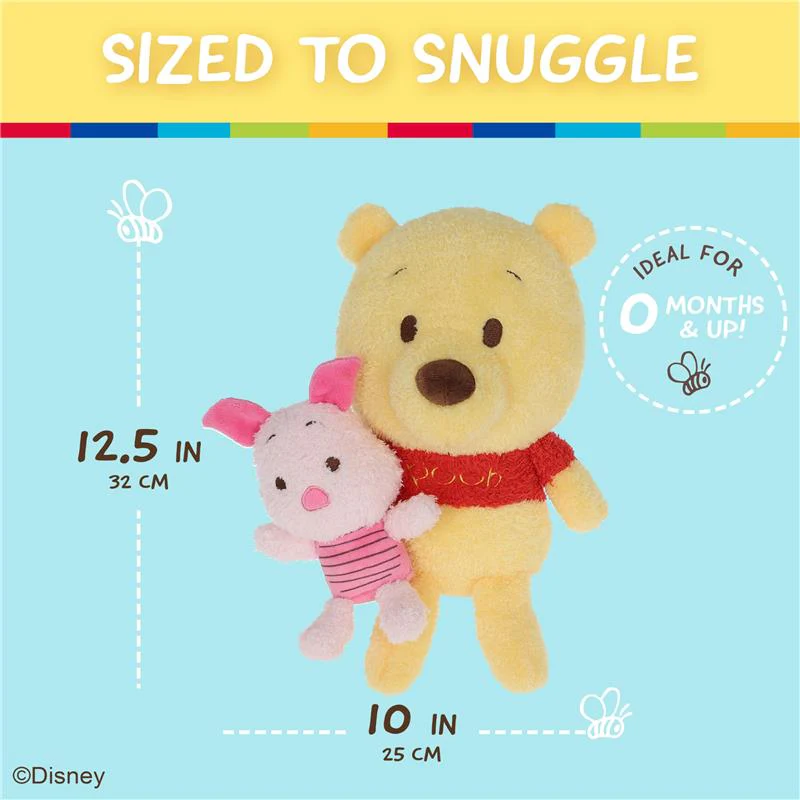 KIDS PREFERRED - Disney Baby Winnie The Pooh Plush with Little Piglet - Image 5