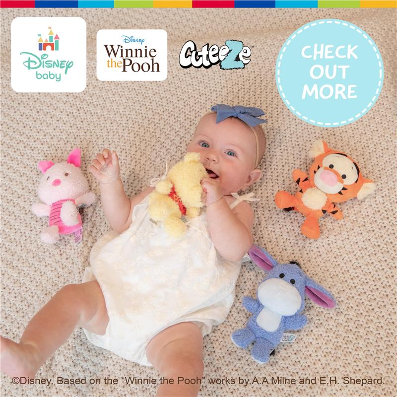 KIDS PREFERRED - Disney Baby Winnie The Pooh Plush with Little Piglet - Image 6