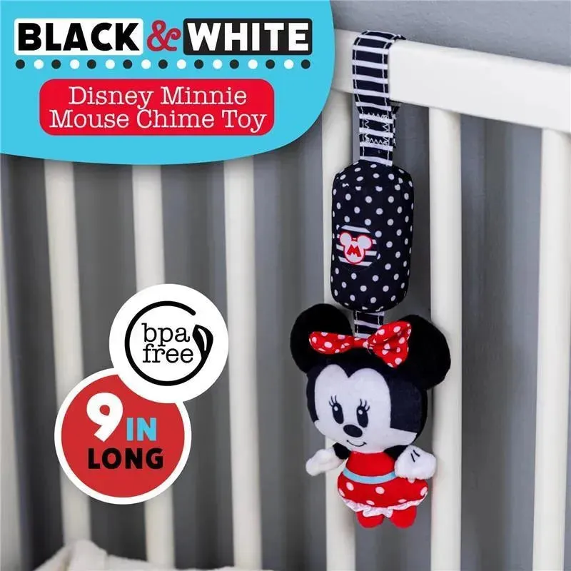 Kids Preferred - Disney Black & White Minnie Mouse Chime Toy - Image 3