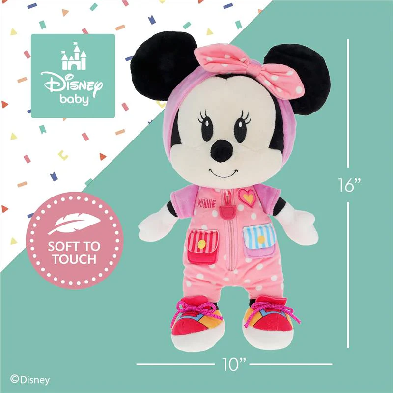 KIDS PREFERRED - Disney Minnie Mouse Dress and Play Plush for Babies and Toddlers - Image 5