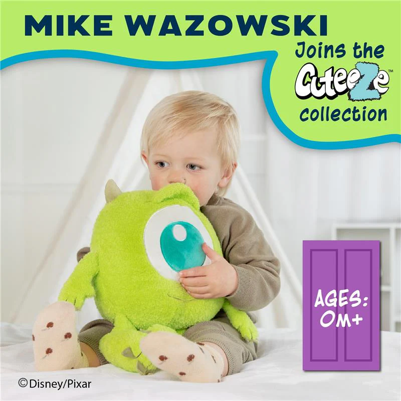 KIDS PREFERRED - Disney Monsters Inc. Mike Wazowski Cuteeze Plush - Image 2