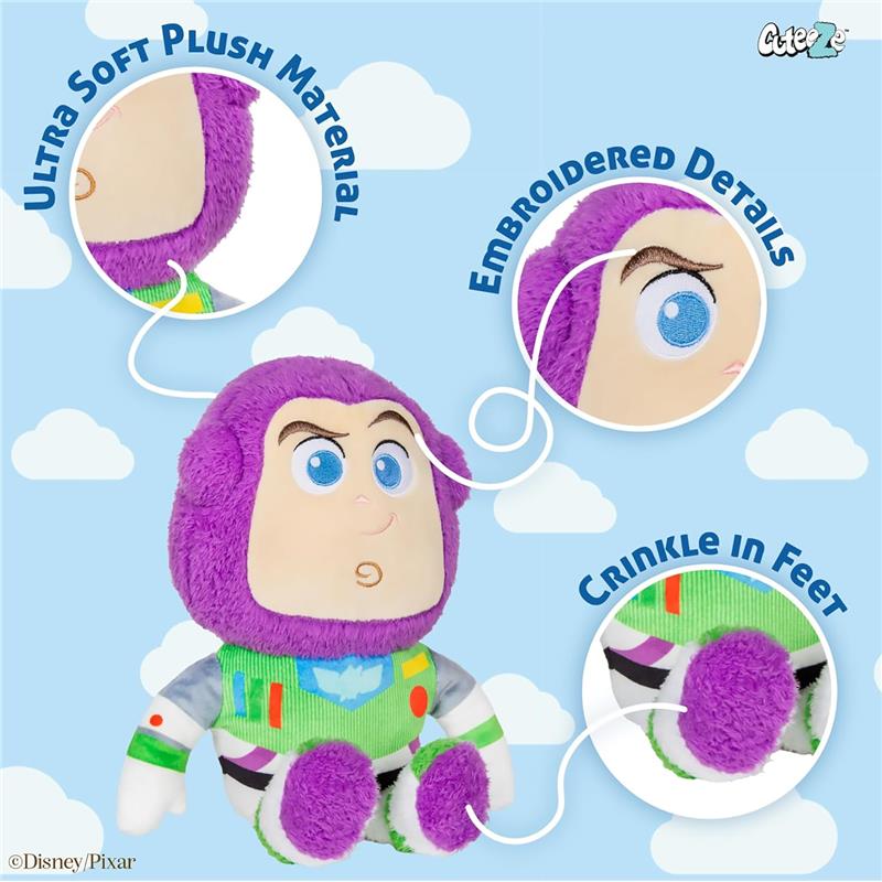 Kids Preferred Disney Toy Story 12 Buzz Lightyear Plush Cuteeze - Image 4