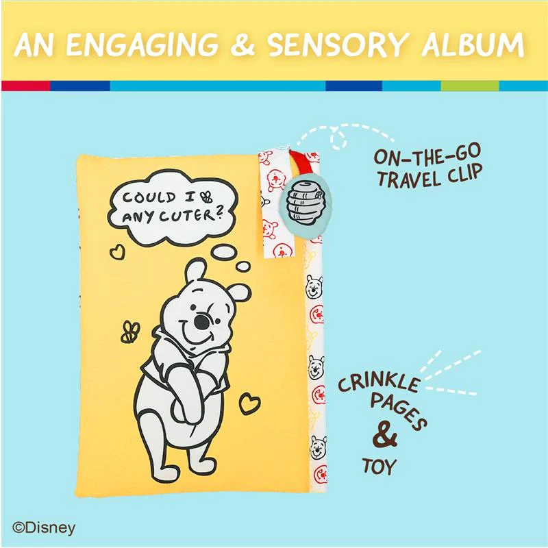 KIDS PREFERRED - Disney Winnie the Pooh Photo Album with Soft Pages and Crinkle Sounds - Image 3