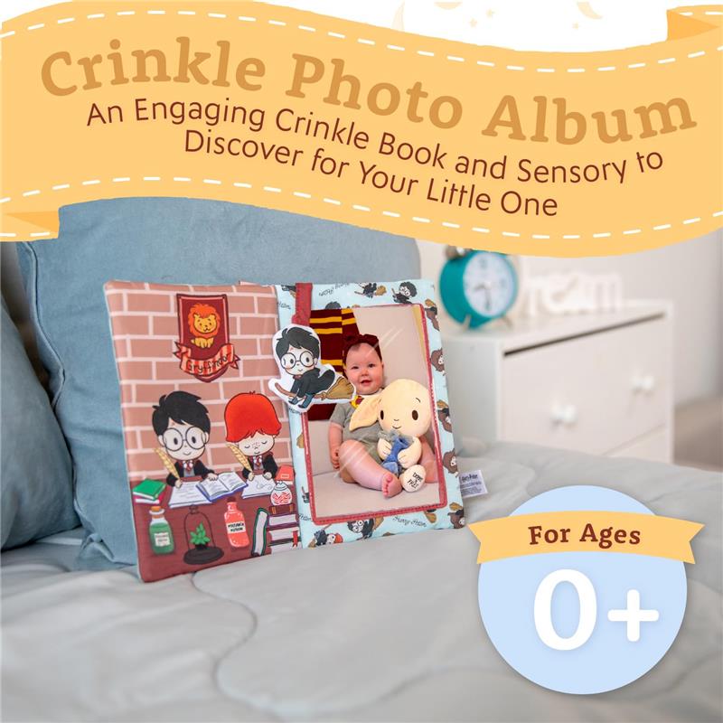 Kids Preferred - Harry Potter Baby Photo Memory Album Crinkle Soft Sensory Book Holds - Image 3