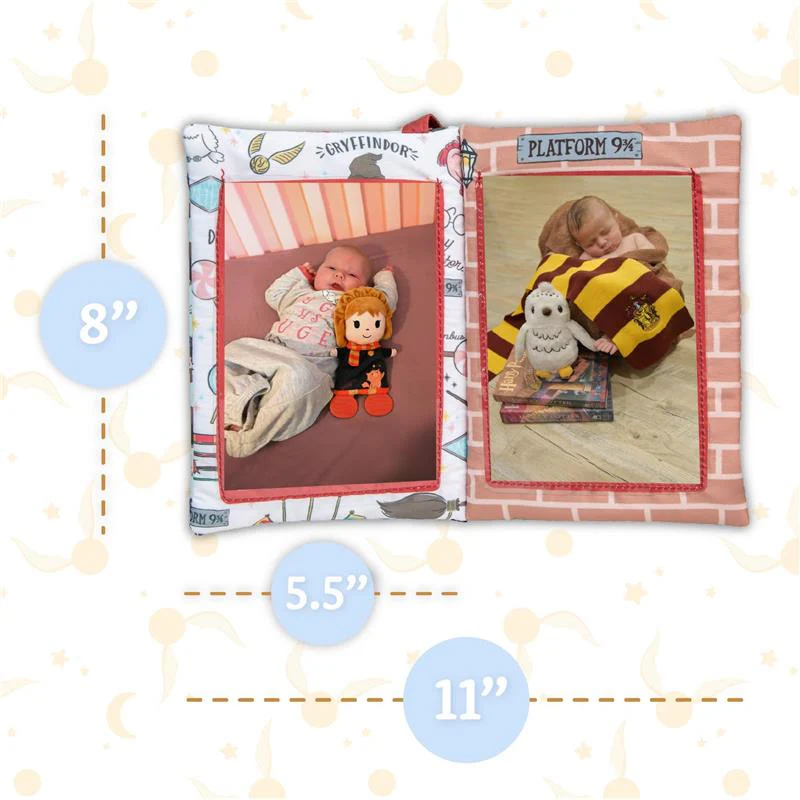 Kids Preferred - Harry Potter Baby Photo Memory Album Crinkle Soft Sensory Book Holds - Image 4