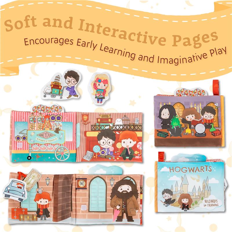 KIDS PREFERRED - Harry Potter Soft Book with Toy, Teether and Crinkle - Image 3