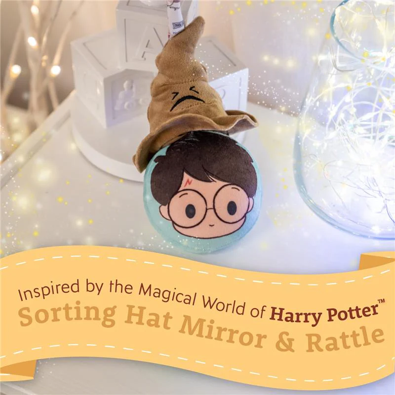 Kids Preferred Harry Potter Sorting Hat Mirror On The Go Rattle Plush Toy - Image 2