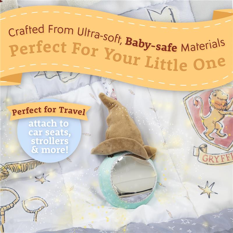 Kids Preferred Harry Potter Sorting Hat Mirror On The Go Rattle Plush Toy - Image 4