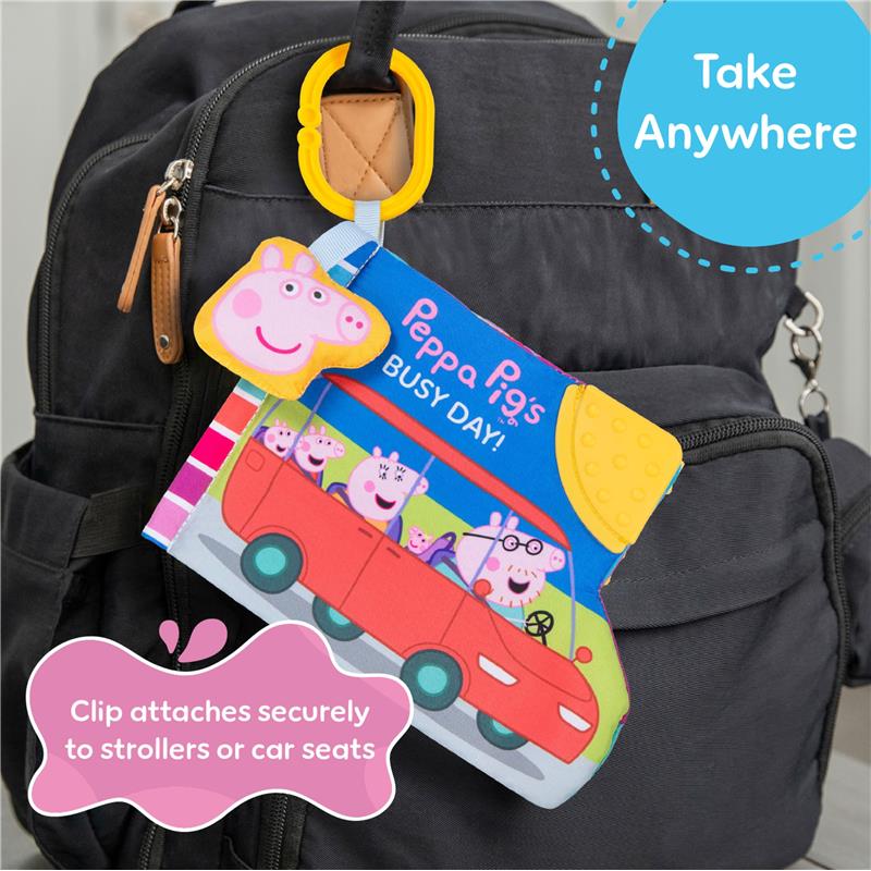 Kids Preferred Peppa Pig Soft Book with Ribbons - Image 5