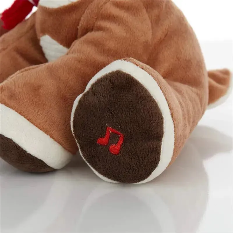 Kids Preferred - Santa Claus Rudolph The Red-Nosed Reindeer Musical Stuffed Animal, 8 Inches - Image 3