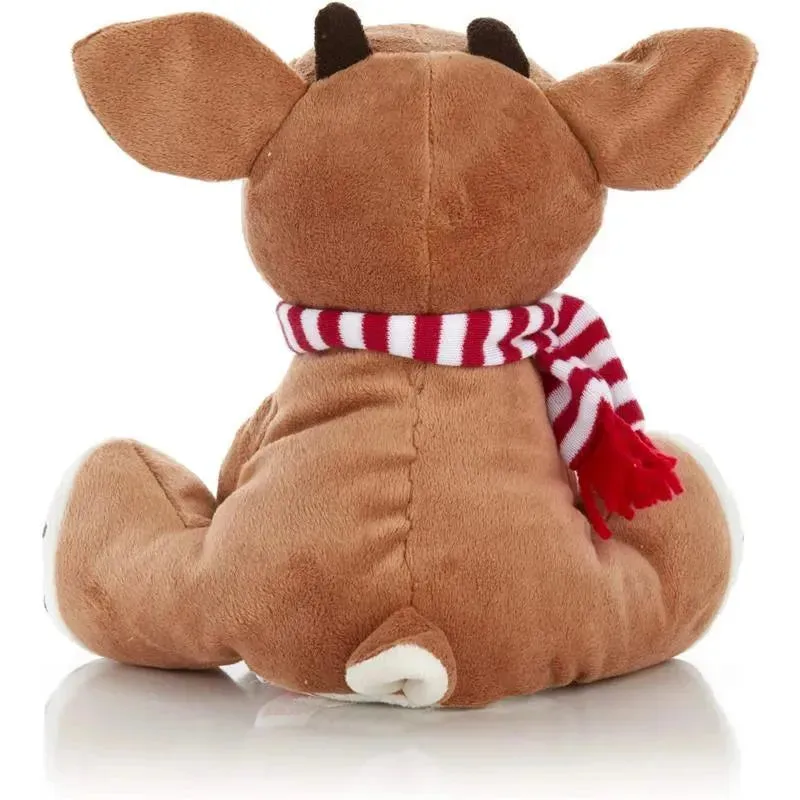 Kids Preferred - Santa Claus Rudolph The Red-Nosed Reindeer Musical Stuffed Animal, 8 Inches - Image 4