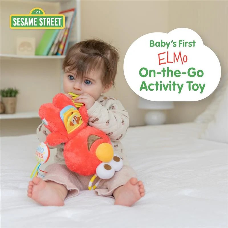 Kids Preferred Sesame Street Elmo Activity Toy with Teething Rings - Image 2