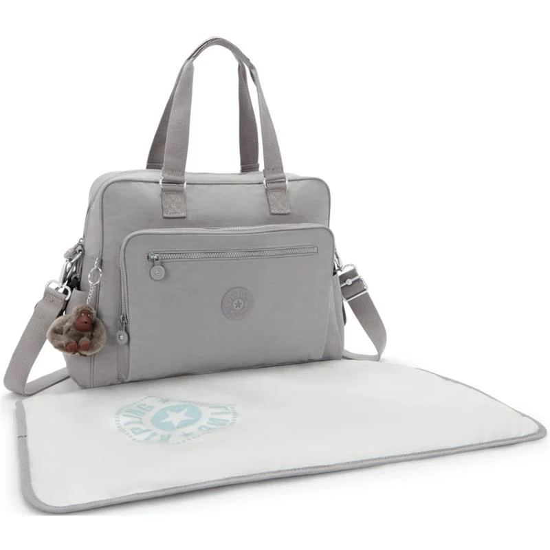 Kipling - Alanna Baby Diaper Bag, Cloudy Grey - Image 4
