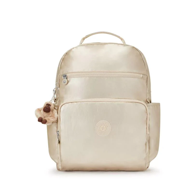 Kipling - So Baby Diaper Bag, Mettalic Gold