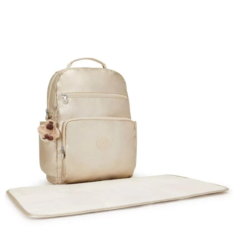 Kipling - So Baby Diaper Bag, Mettalic Gold - Image 2