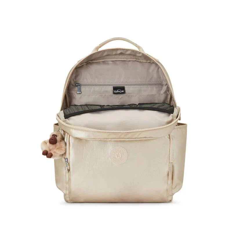 Kipling - So Baby Diaper Bag, Mettalic Gold - Image 3