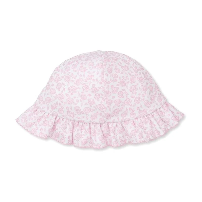 Kissy Kissy - Baby Girls Infant Summer Garden Pink Print Floppy Sunhat