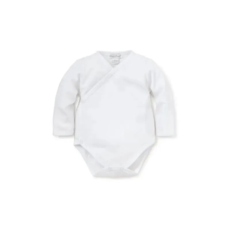 Kissy Kissy Basic Long Sleeve Bodysuit White - Image 2