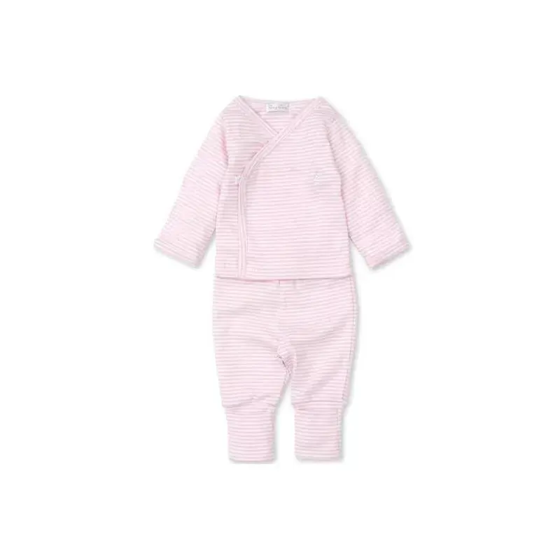 Kissy Kissy - Baby Girl Footed Pant Set, Pink
