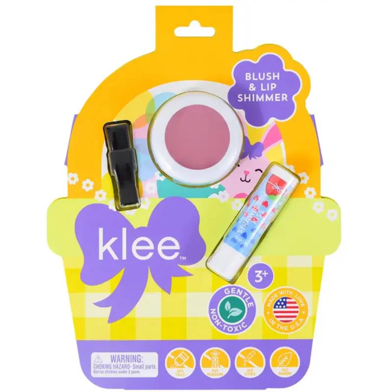 Klee Naturals - Easter Blush And Lip Shimmer Set Strawberry Pop
