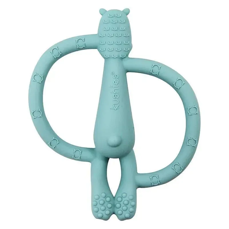 Kushies Silisafari Silicone Teether Hippo - Image 2