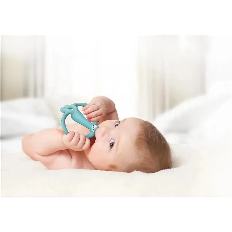 Kushies Silisafari Silicone Teether Hippo - Image 5