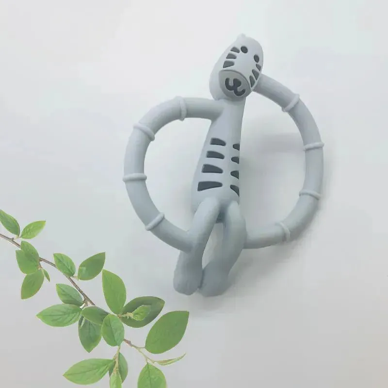 Kushies Silisafari Silicone Teether Zebra - Image 3