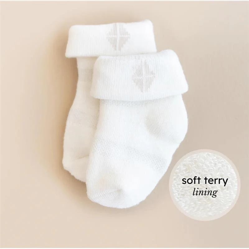 Kyte Baby 3Pk Socks In Cloud - Image 2
