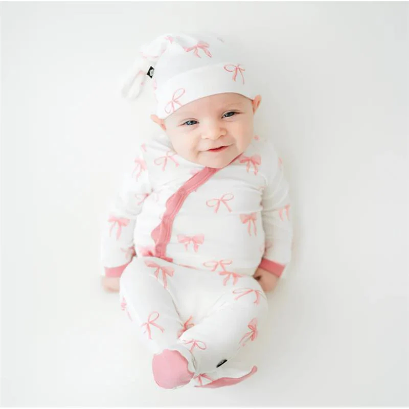 Kyte Baby - Baby Girl Take Me Home Set With Cap In Bow
