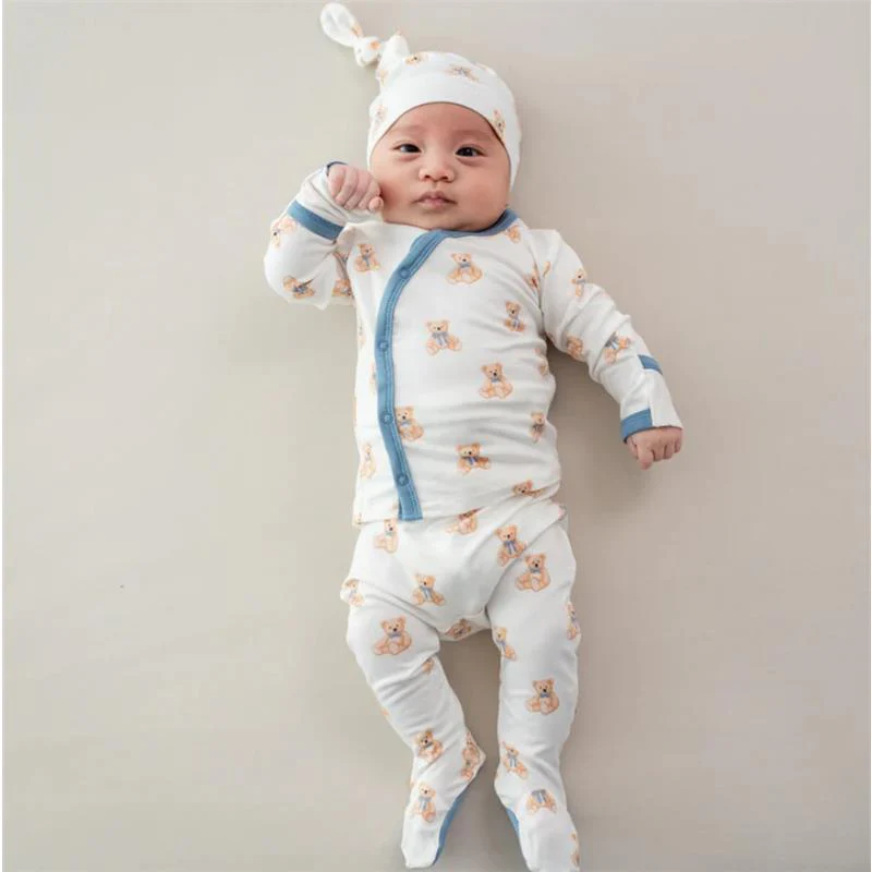 Kyte Baby - Baby Girl Take Me Home Set With Cap In Teddy Bear