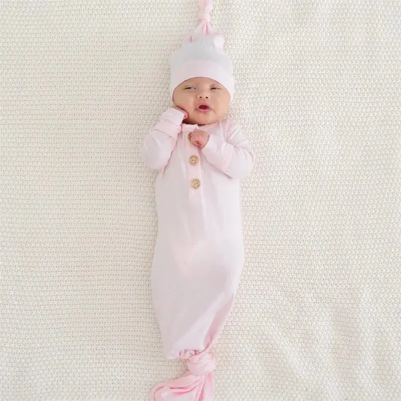 Kyte Baby - Bamboo Baby Knotted Cap In Crepe