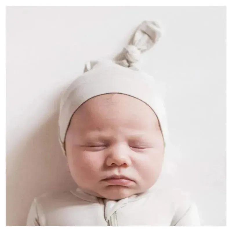 Kyte Baby - Bamboo Baby Knotted Cap In Oat
