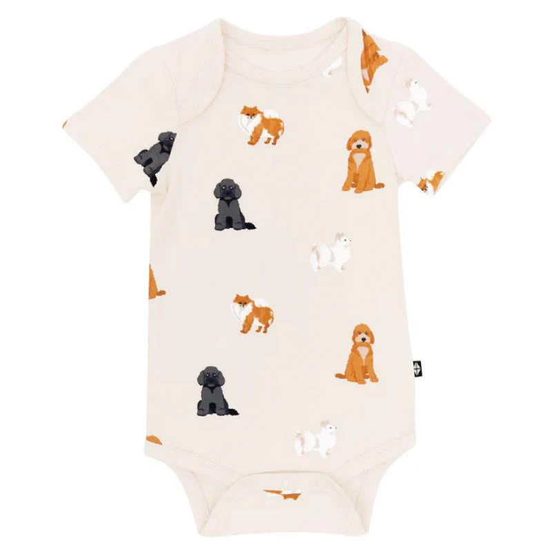 Kyte Baby - Baby Neutral Bodysuit In Fluffy Dog - Image 2