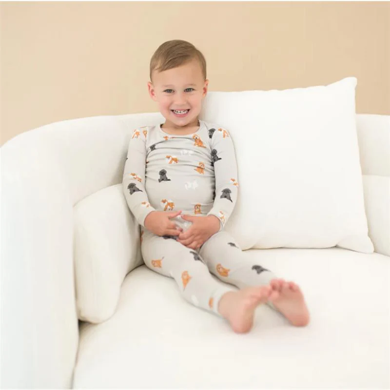 Kyte Baby - Baby Neutral Long Sleeve Pajamas In Fluffy Dog