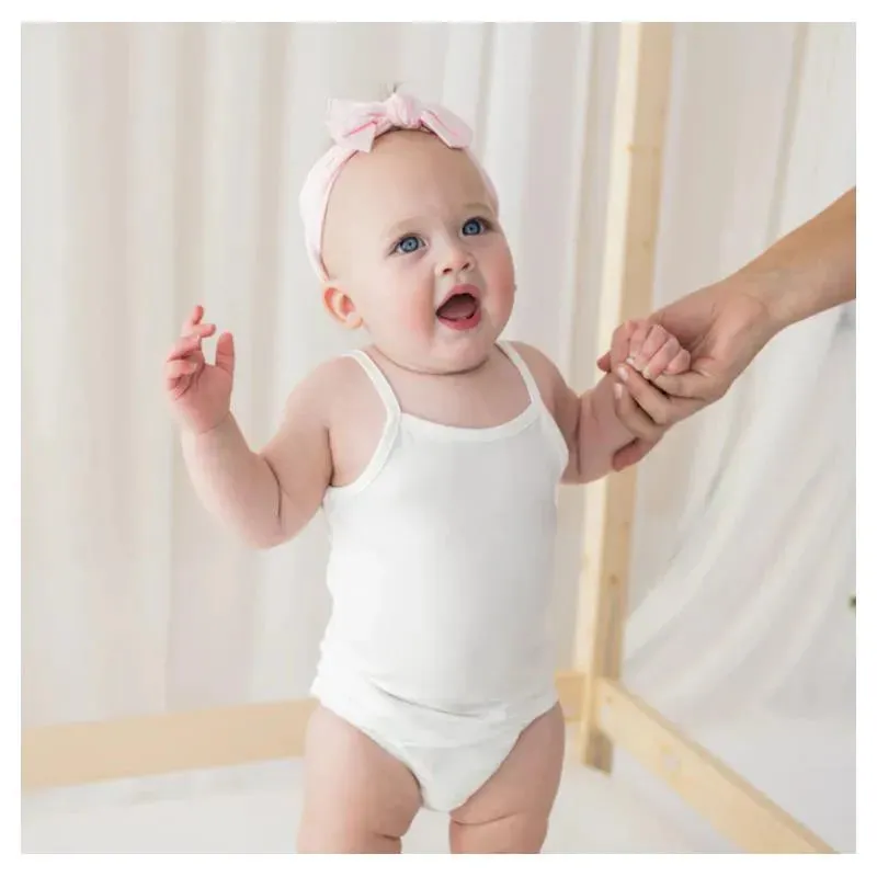 Kyte Baby - Baby Spaghetti Strap Body Leotard Cloud