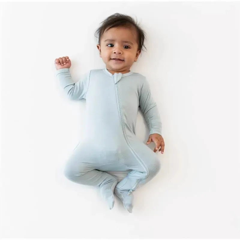 Kyte Baby - Baby Zippered Footie In Fog