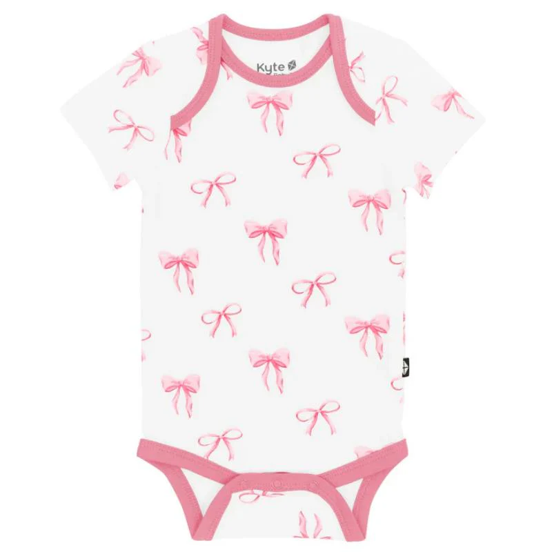 Kyte Baby Bodysuit In Bow - Image 2