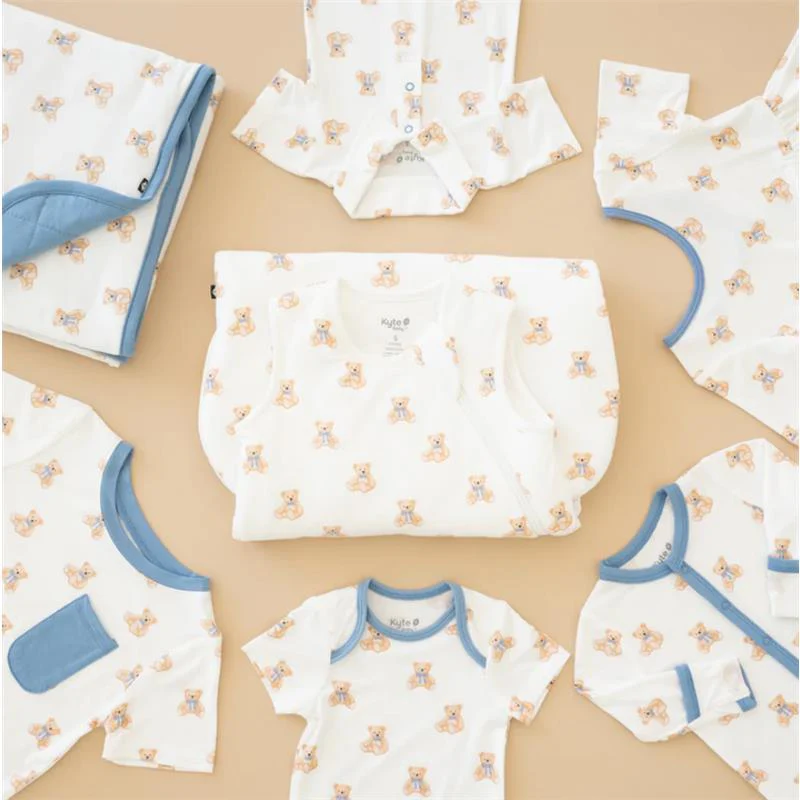 Kyte Baby Bodysuit In Teddy Bear - Image 4