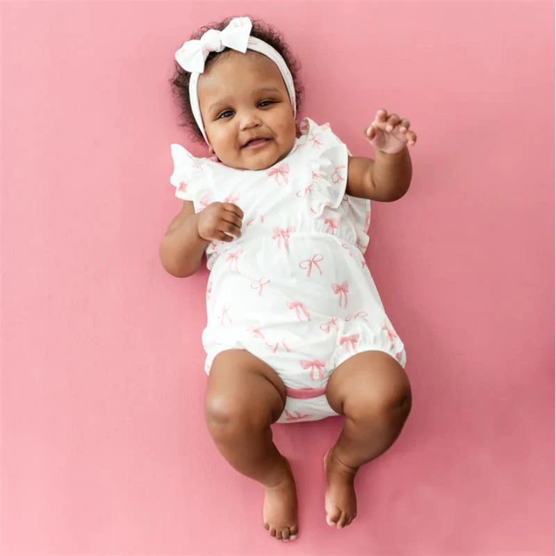 Kyte Baby Bubble Romper In Bow