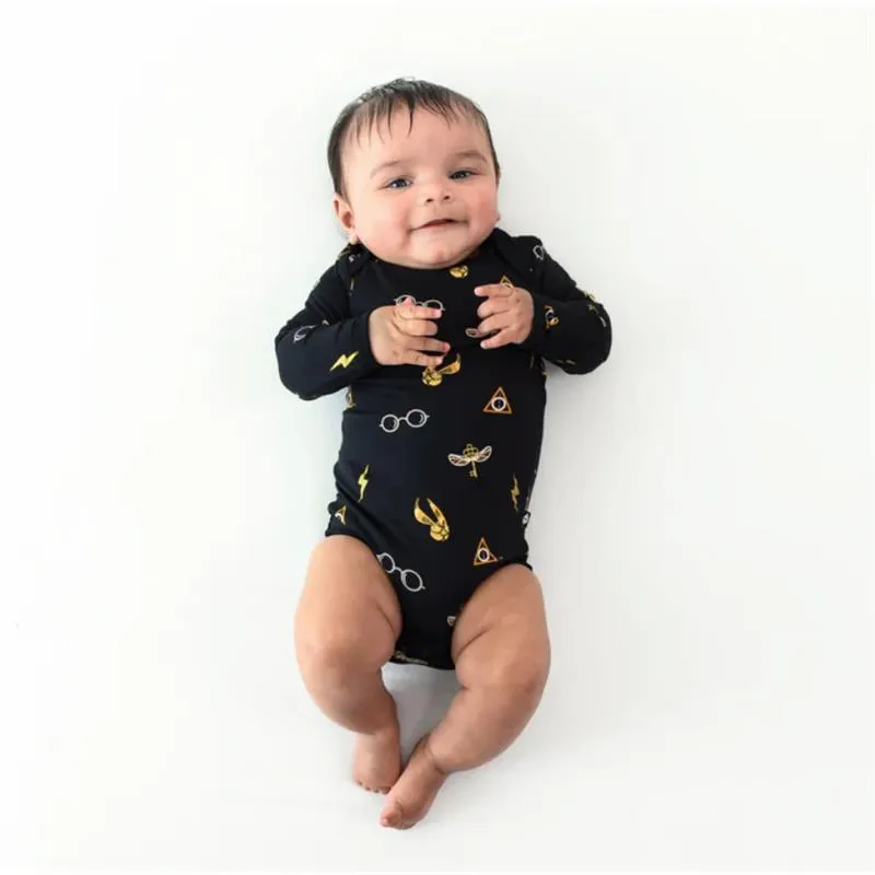 Kyte Baby - Long Sleeve Bodysuit Harry Potter Midnight Icon